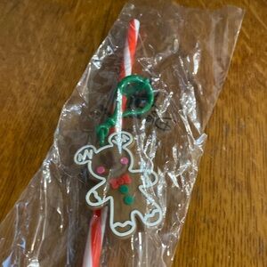 Disney holiday straw
